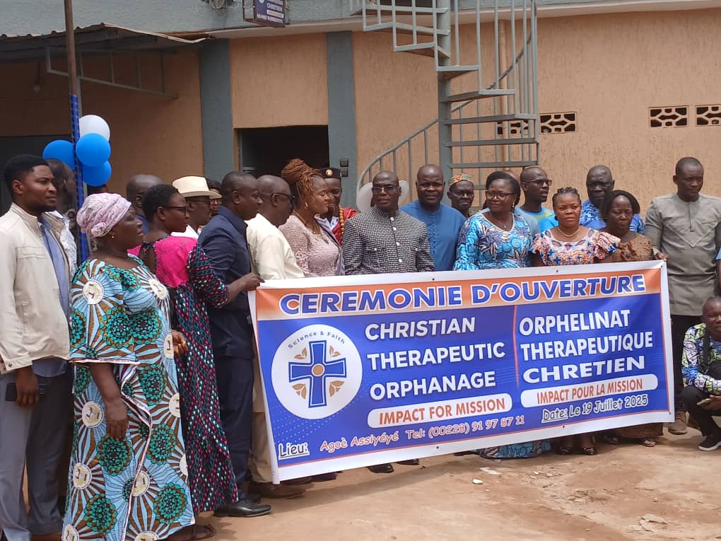 Photo from the orphanage launch in Togo