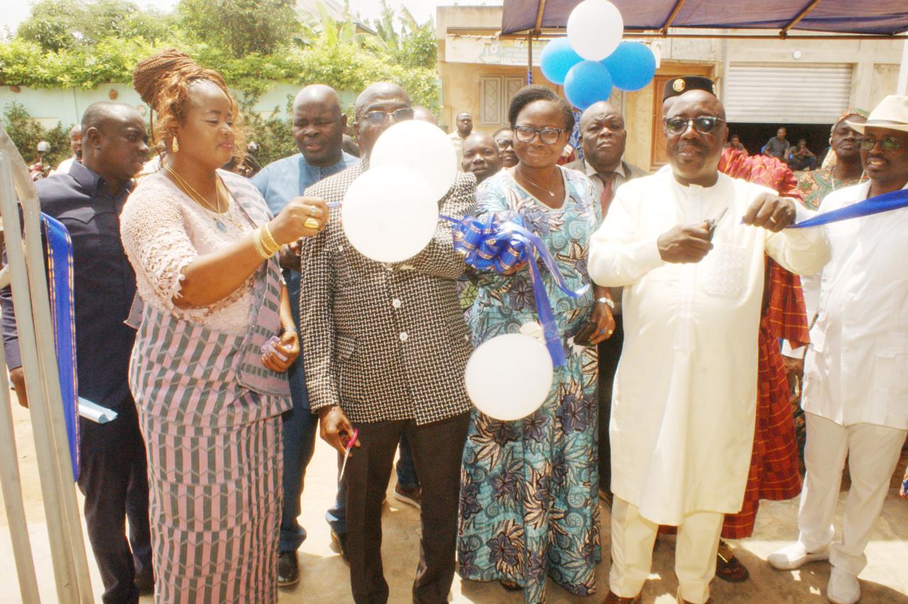 A child supported by the mission